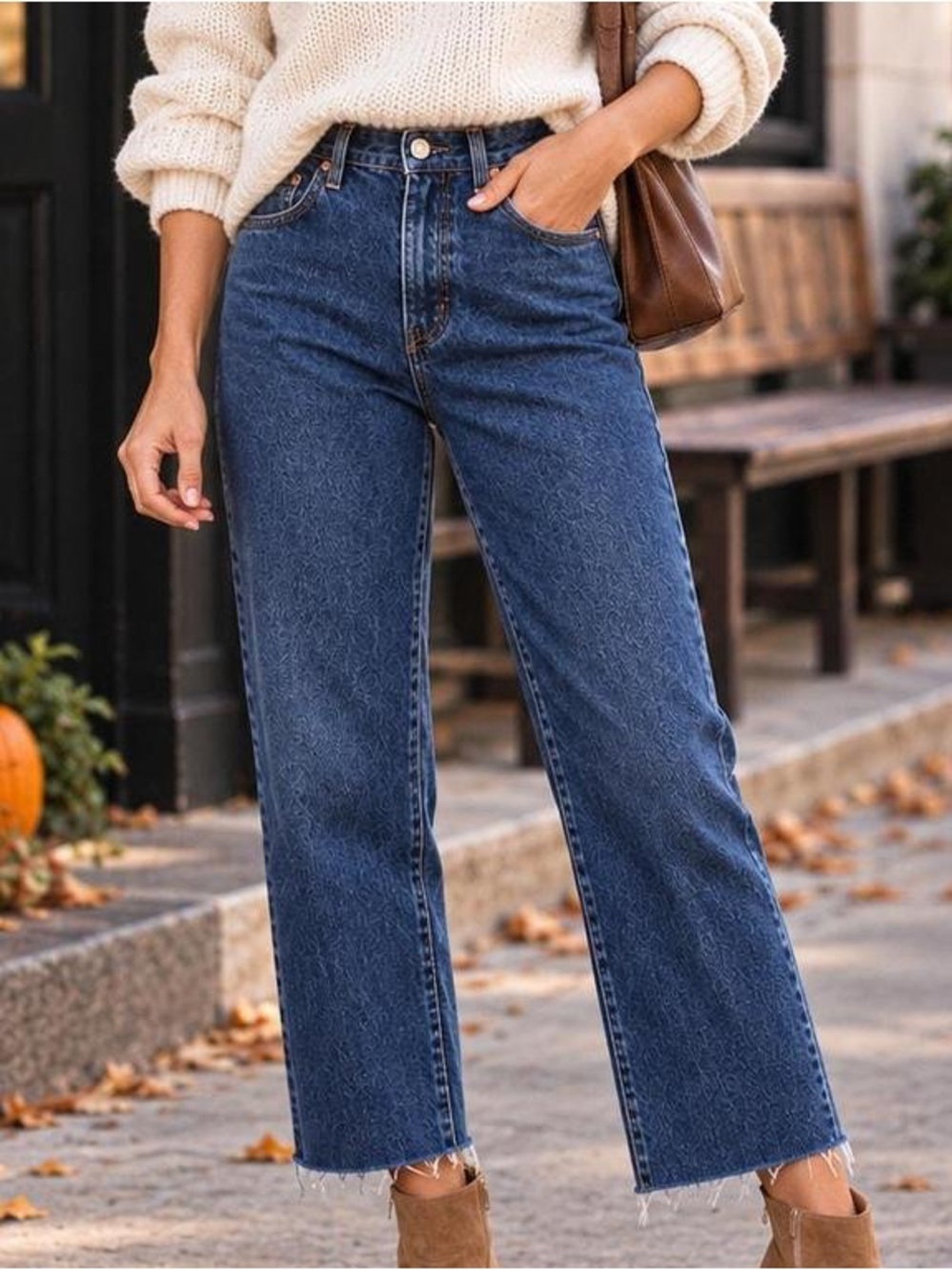 Levi's Premium Women's‎ Ribcage Straight Ankle Jeans Indigo 25